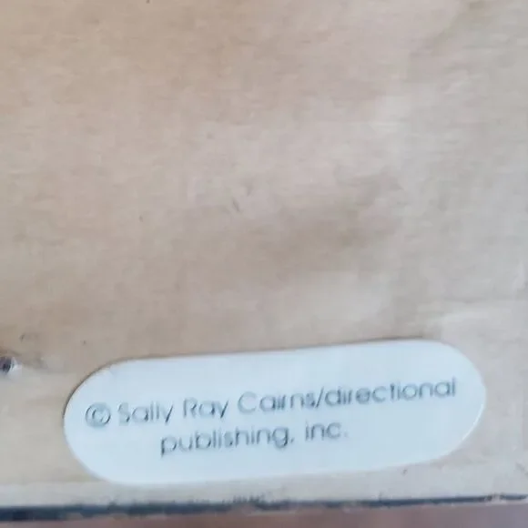 Vintage Sally Ray Cairns Publishing Framed Shadowbox Art Tile - South Pacific - Picture 4 of 4